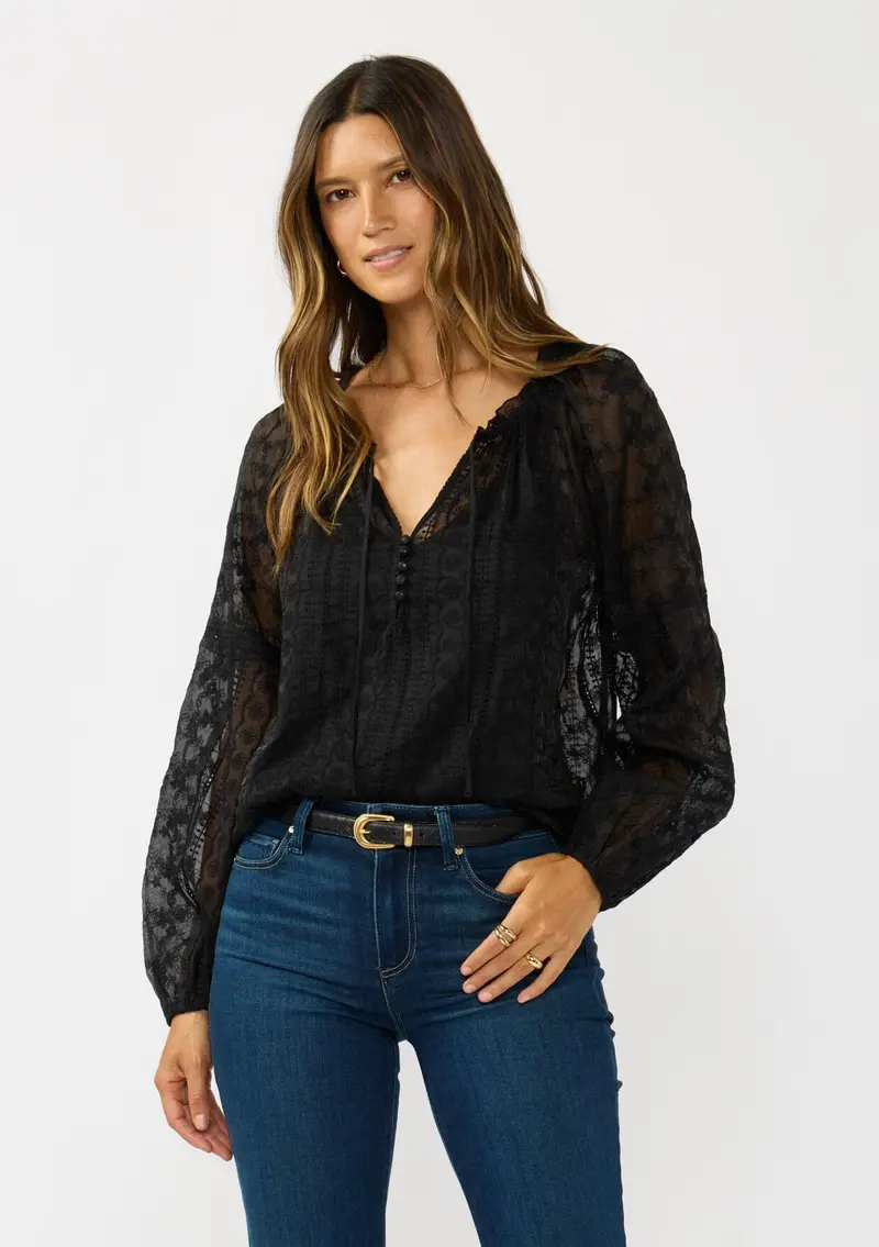 Moonlace Embroidered Blouse