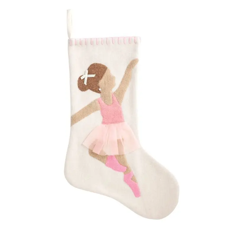 Mud Pie Ballerina Christmas Stocking
