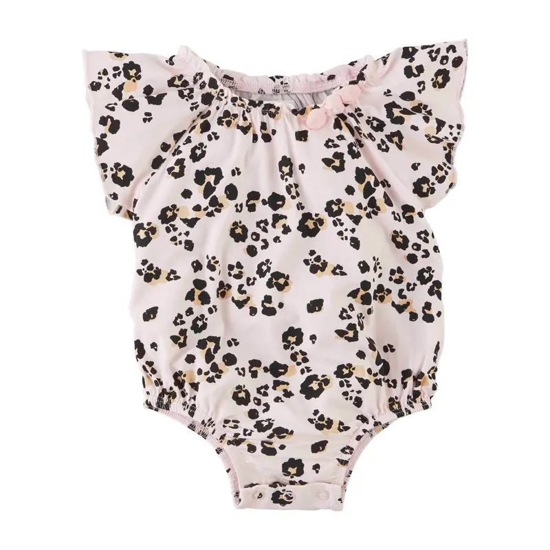 Mud Pie Bamboo Leopard Bubble 0-3M