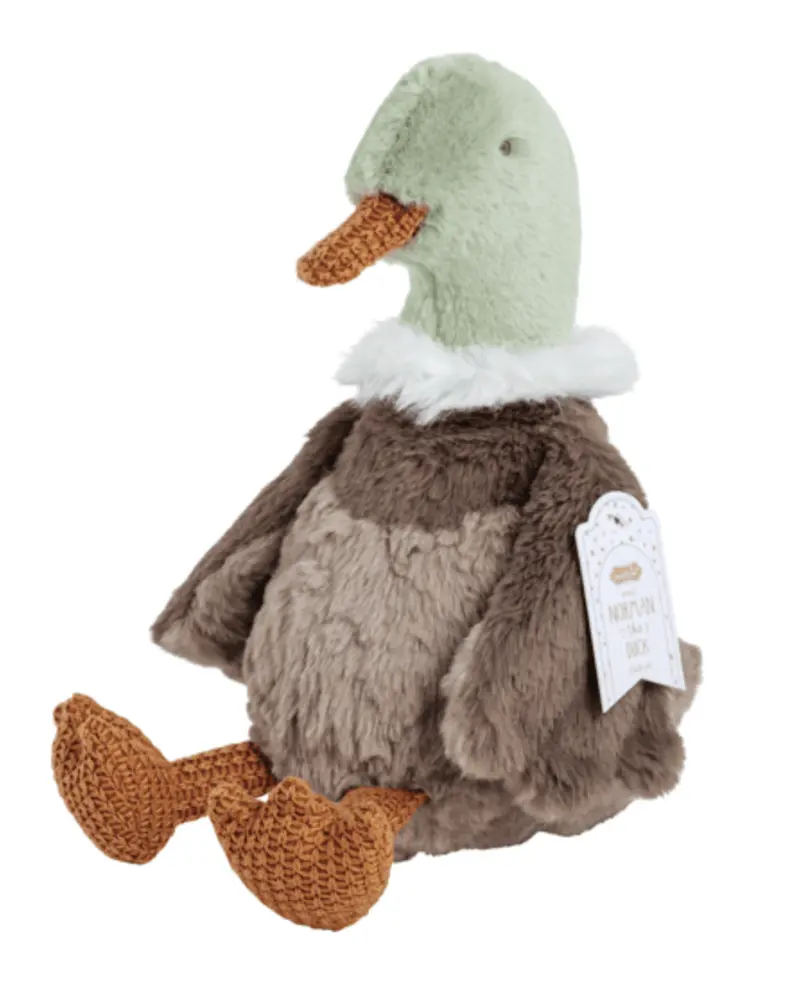 Mud Pie Barnyard Mallard Plush Duck Toy