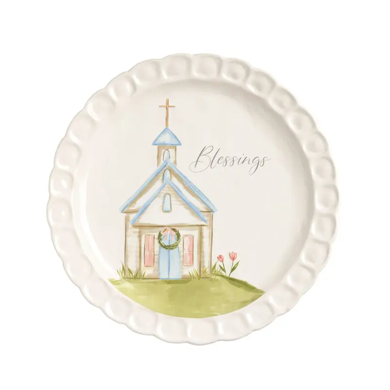 Mud Pie Church Platter - Blessings