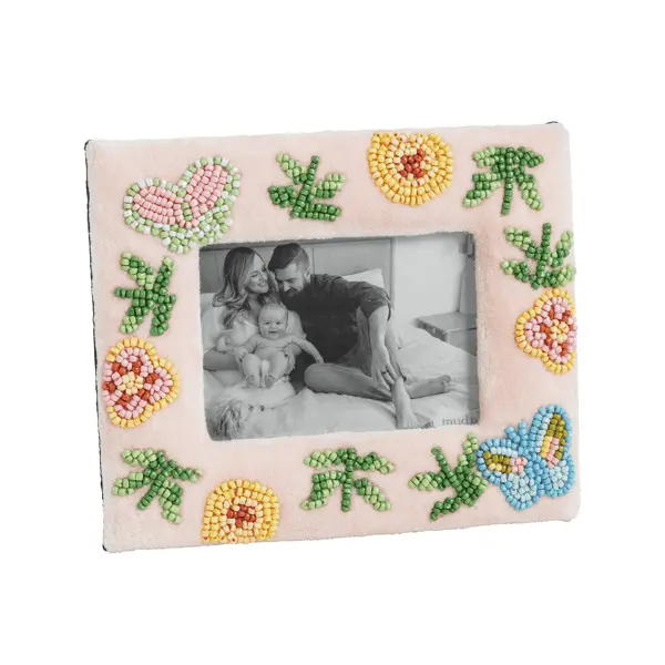 Mud Pie Floral Beaded Frames - Choose Your Style