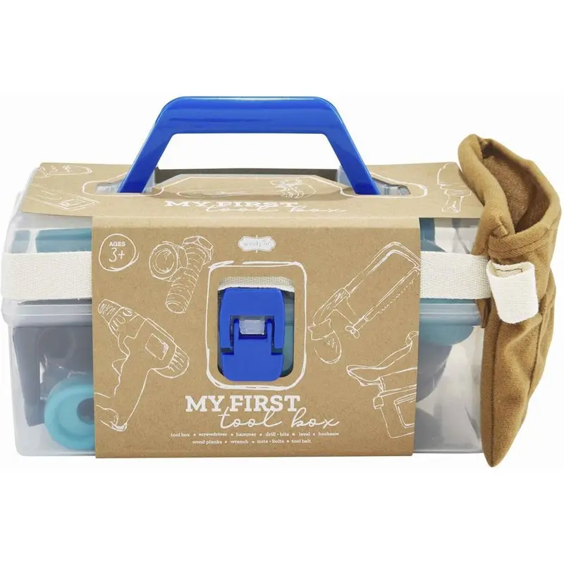 Mud Pie Kids First Tool Box in Blue | Plastic