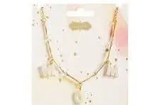 Mud Pie Mom Necklace Pink