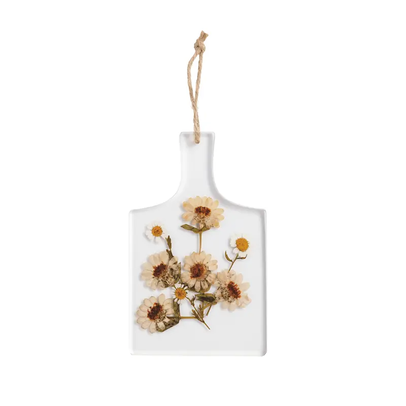 Mud Pie Multi-Color Pressed Flower Board