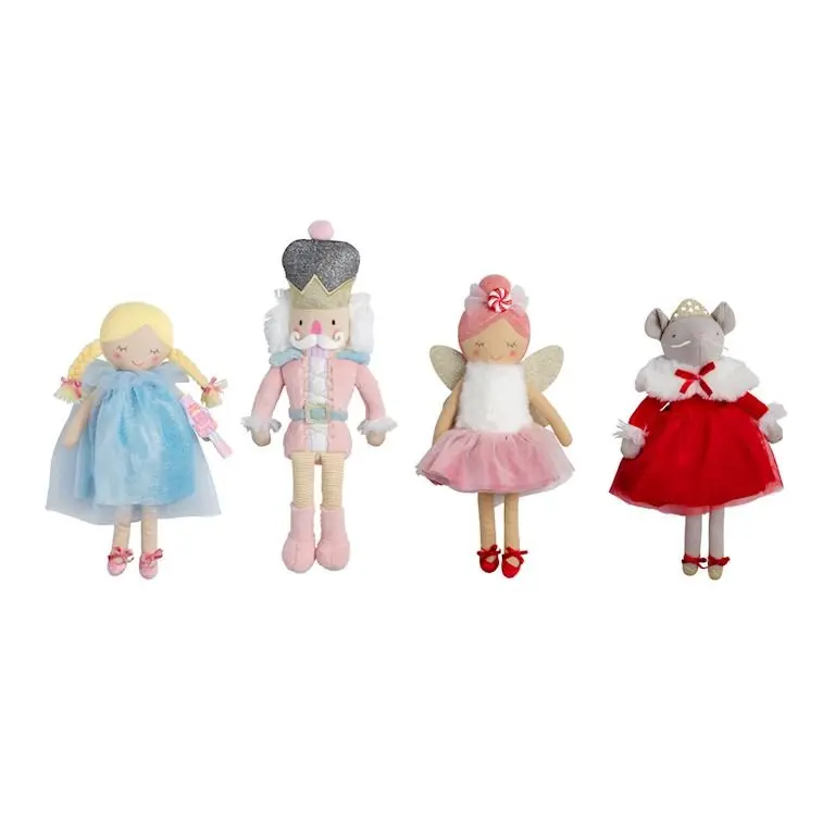 Mud Pie Nutcracker Besties Plush – Choose Your Character