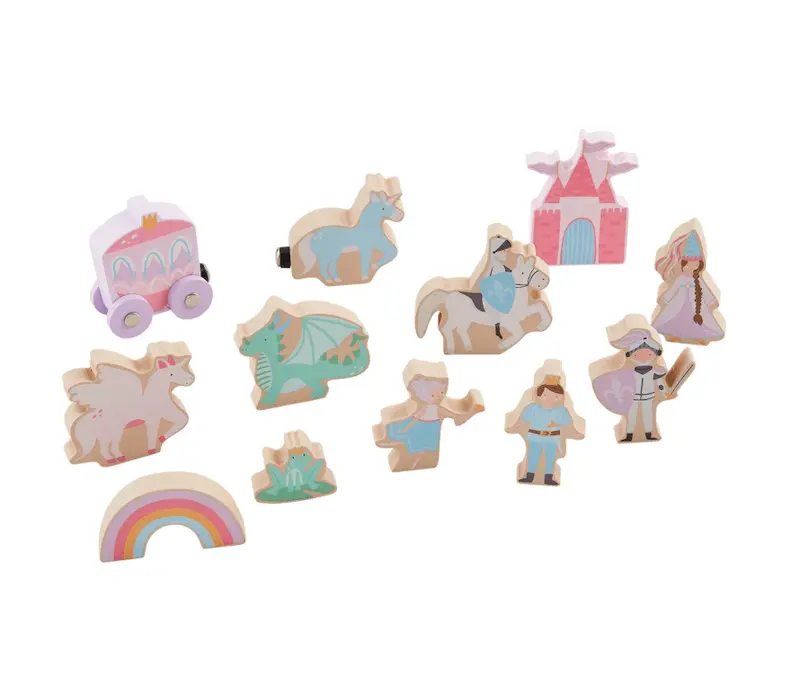 Mud Pie Princess Wood Toy Set