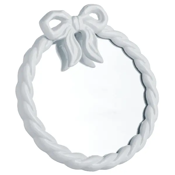 Mud Pie Twist Mini Bow Mirror