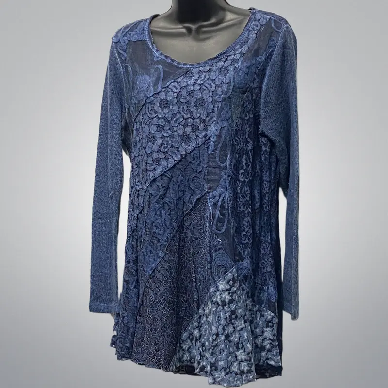 Multi Lace Tunic Top