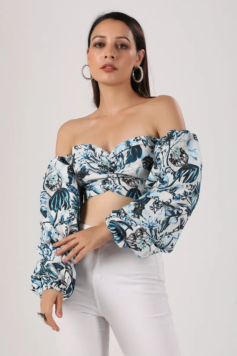 Multicolor Cotton Printed Top