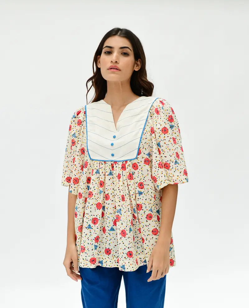 Multicolor Tunic Top