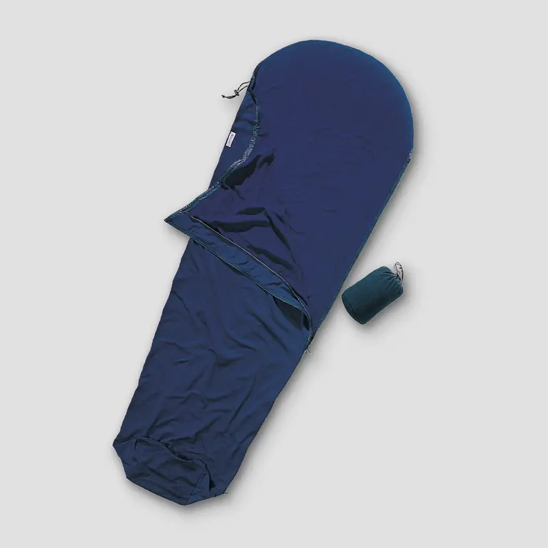 MummyLiner™ Microfleece - Dark Petrol - Left Side Zipper