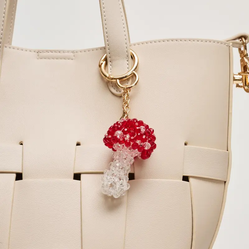 Mushroom Keychain Charm