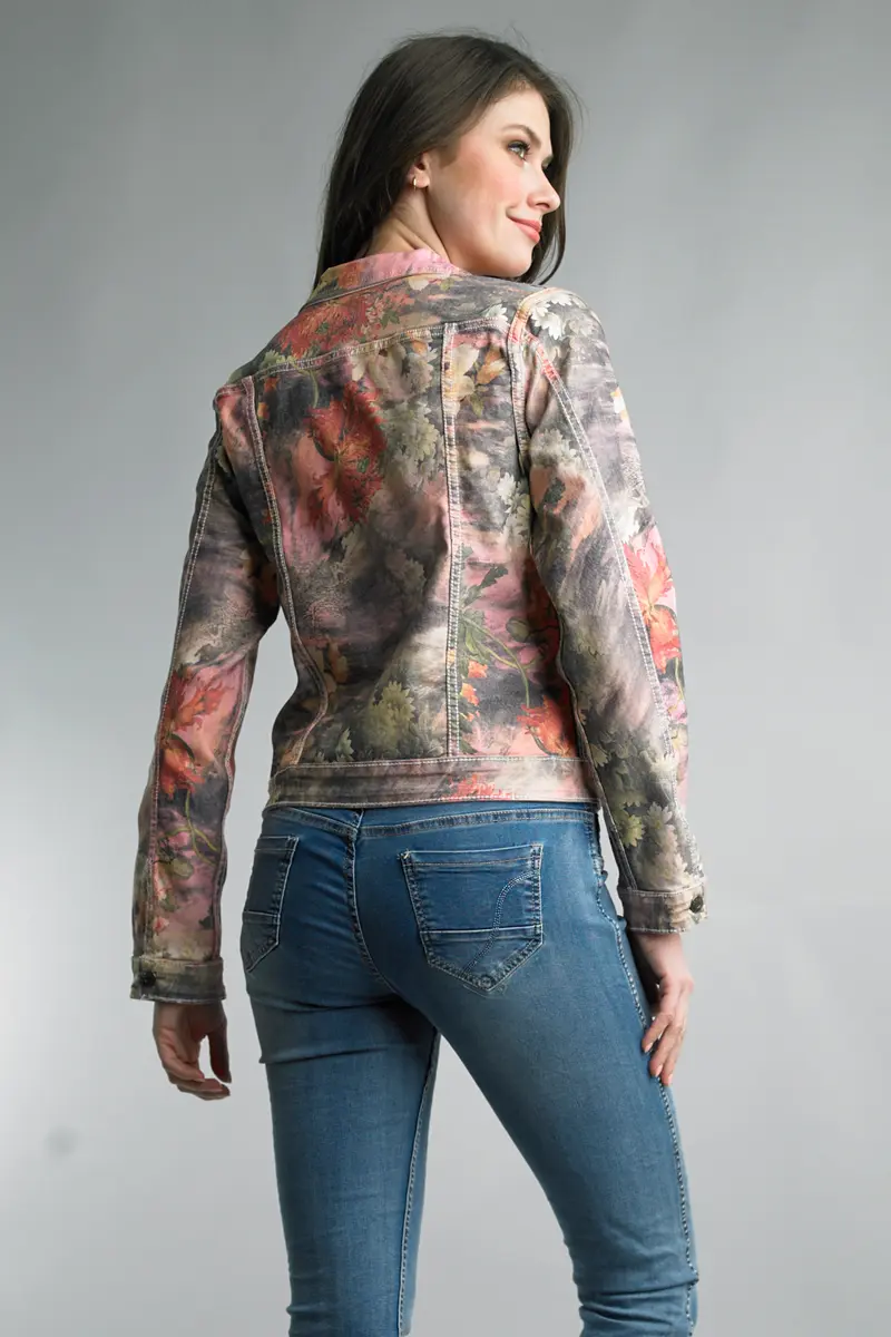 Muted Floral Reversible Jacket