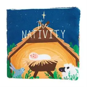 Nativity Plush with Book Set by MudPie