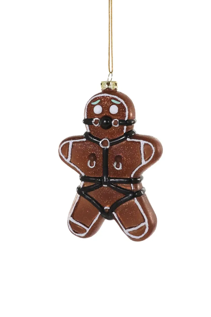 Naughty Gingerbread Man Ornament