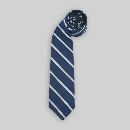 Navy Mogador With Silver Stripe
