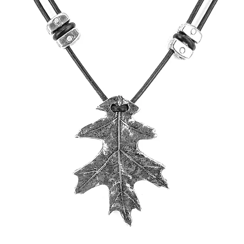 Necklace, Oak Leaf