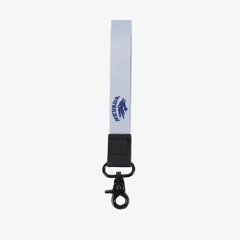 Nevada Silver Wolf - Wristlet Keychain