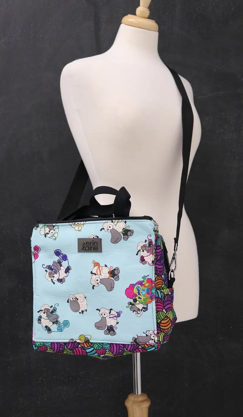 Never Enough Tote Bag in Knotty Sheeple