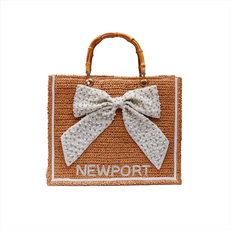 Newport Pearl Bow Tote