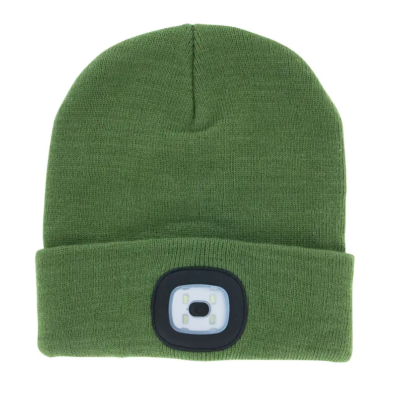 Night Scope Rechargeable LED Beanies - Green