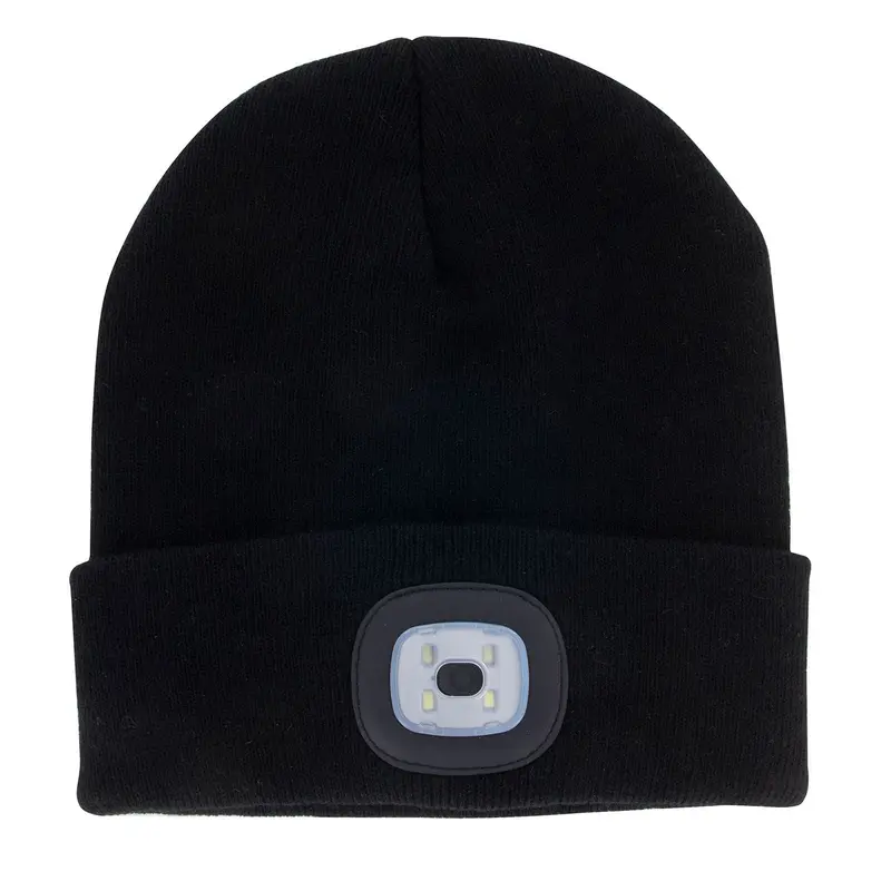 Night Scope Rechargeable LED Black Beanies