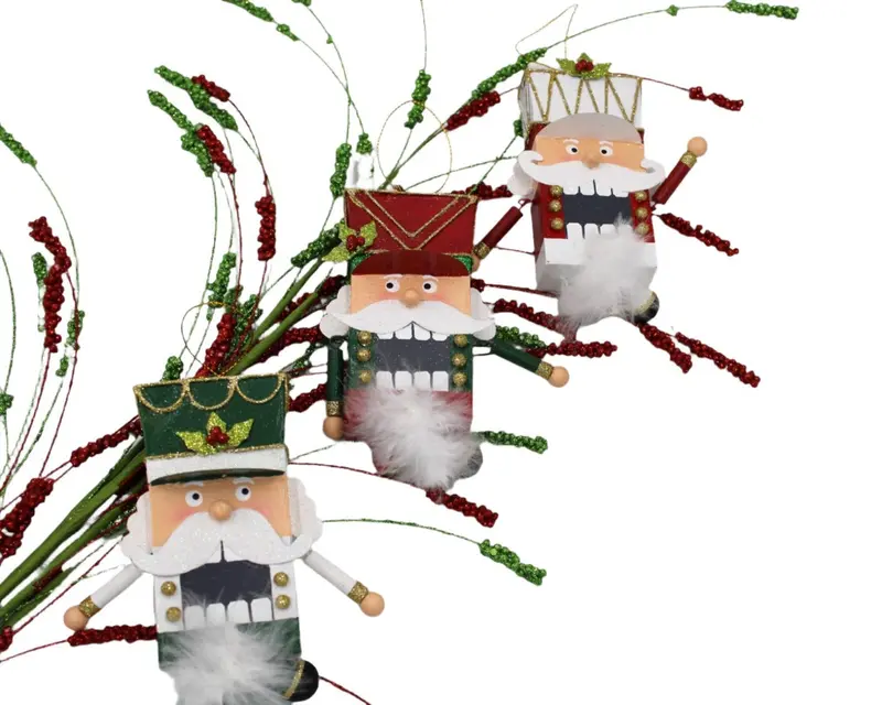 Nutcracker Metal Ornament by Trade Cie