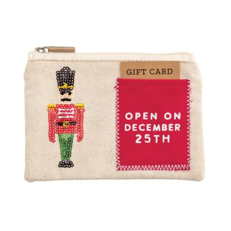 Nutcracker Sequin Pouch