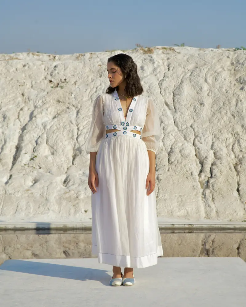 Oceanic Coconut Dress