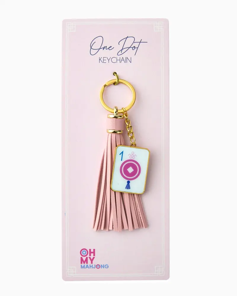 Oh My Mahjong Key Chains - One Dot