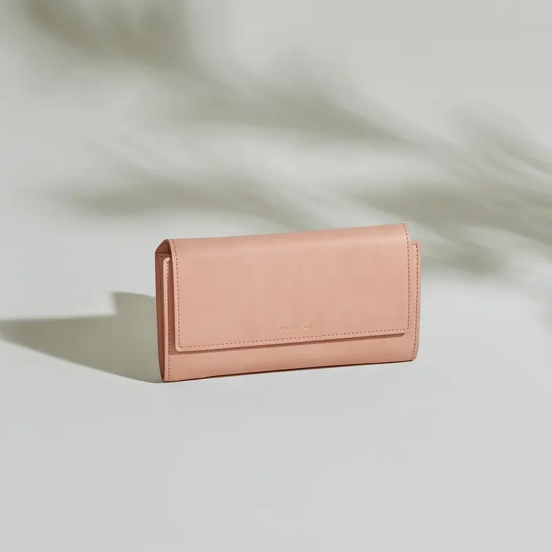 Olivia E Wallet - Dusty Rose