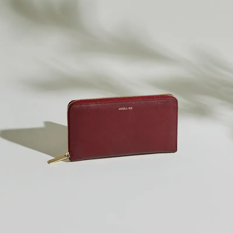 Olivia Z Wallet - Bordeaux