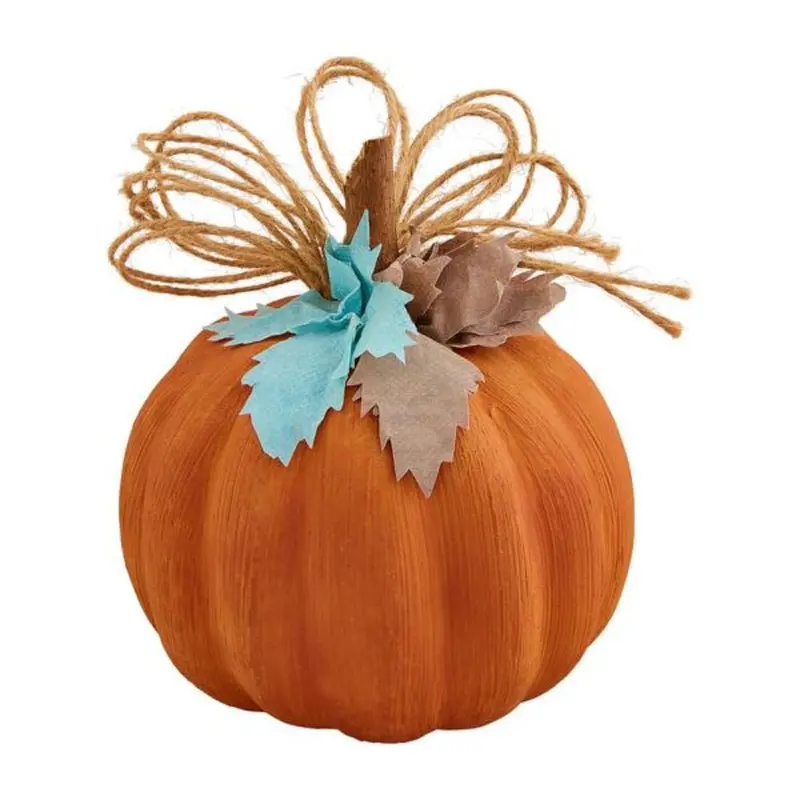 Orange Pastel Pumpkin Sitter by MudPie