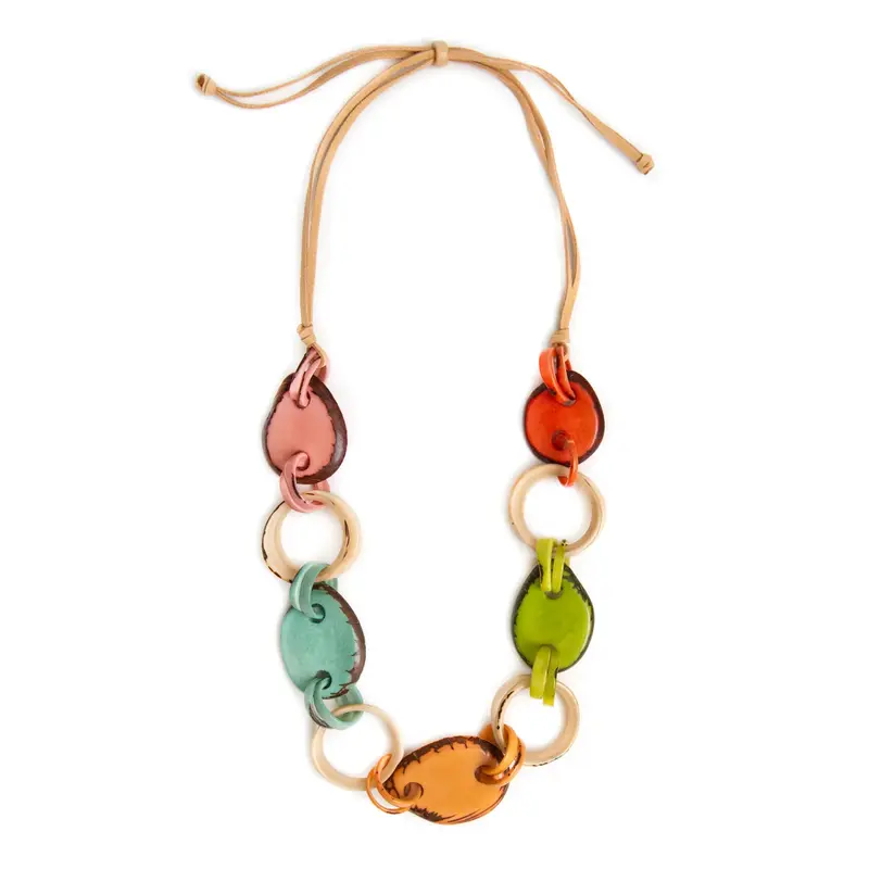 Organic Seed Multi-Color Necklace
