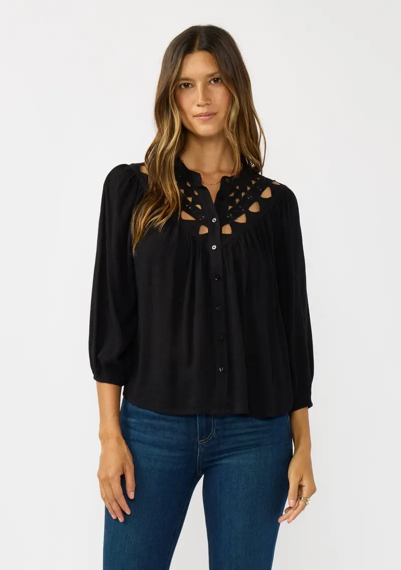 Orlena Cutout Blouse
