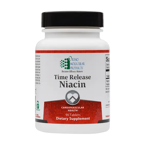 Ortho Molecular Time Release Niacin 90 Tablets