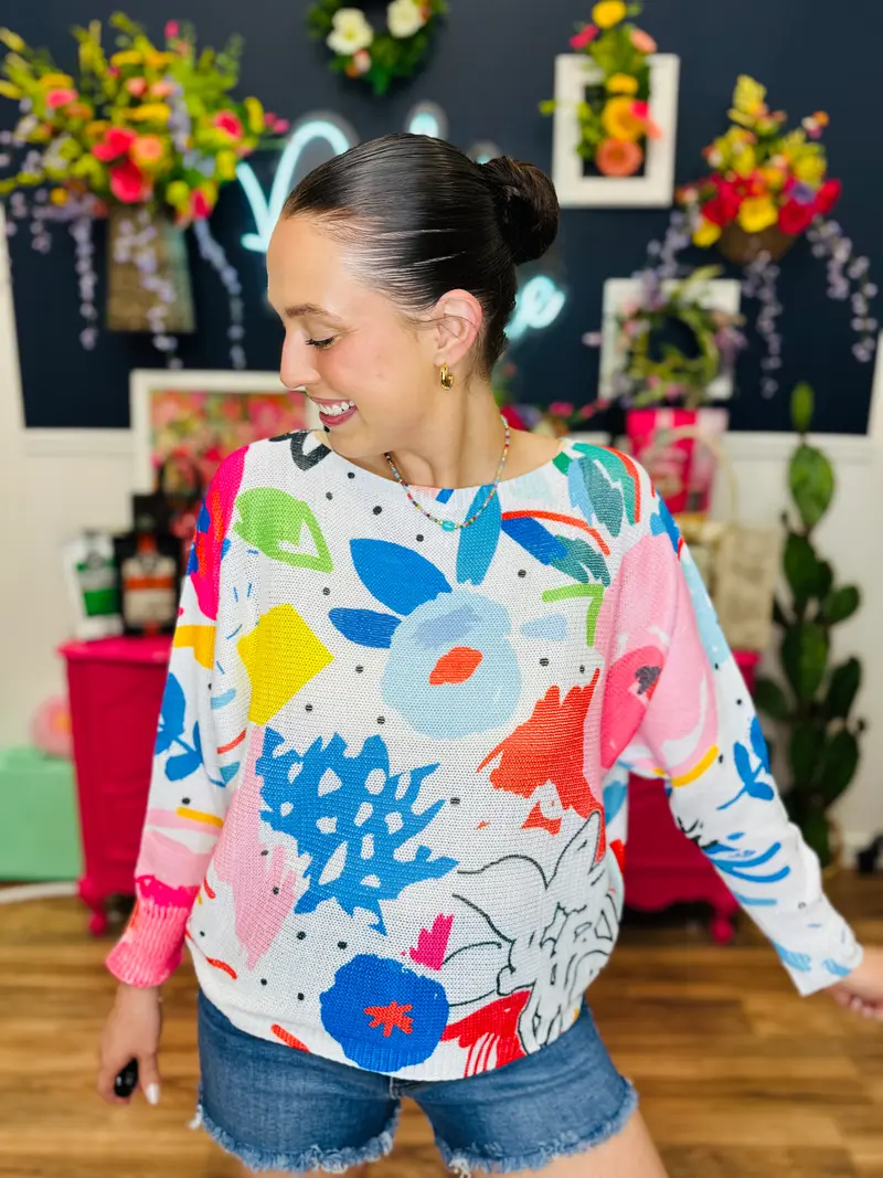 Painted In Petals Top