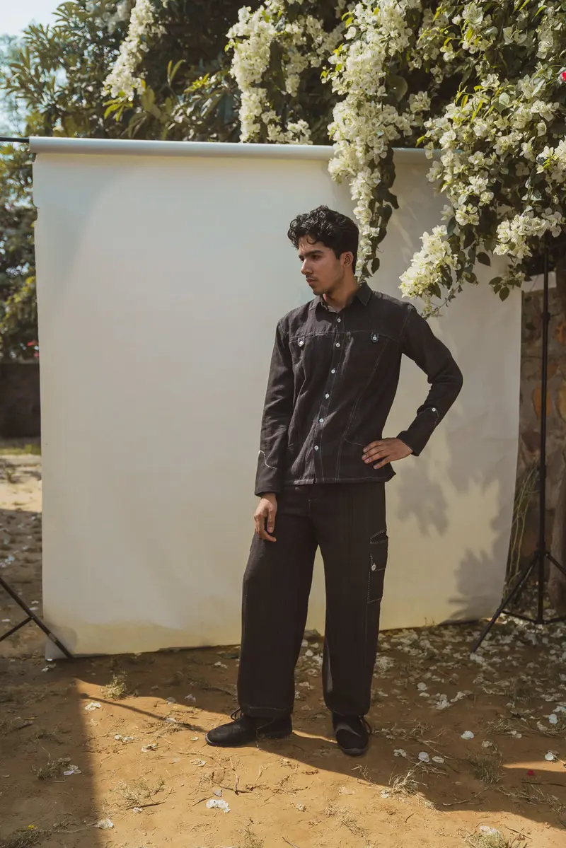 Panelled Shirt & Utility Pants