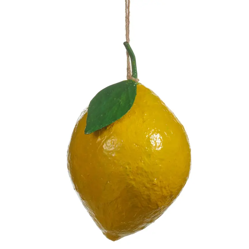 Paper Mache Lemon 10 in