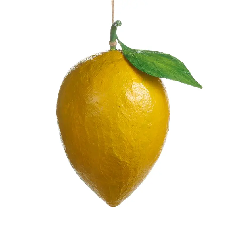 Paper Mache Lemon 14.5 in