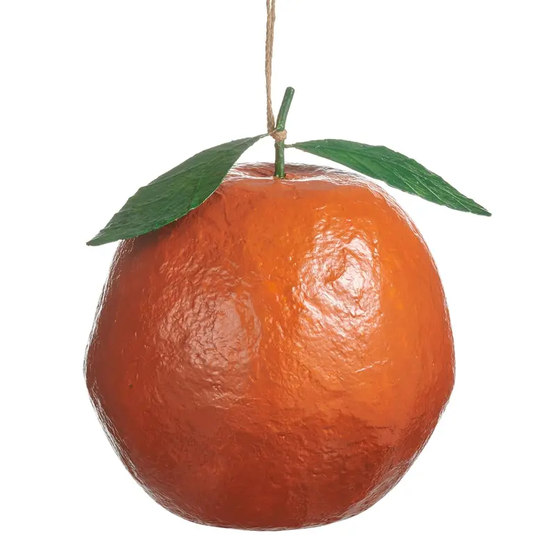 Paper Mache Orange 12 in
