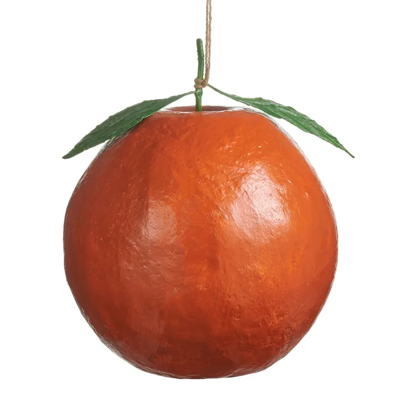 Paper Mache Orange 14 in