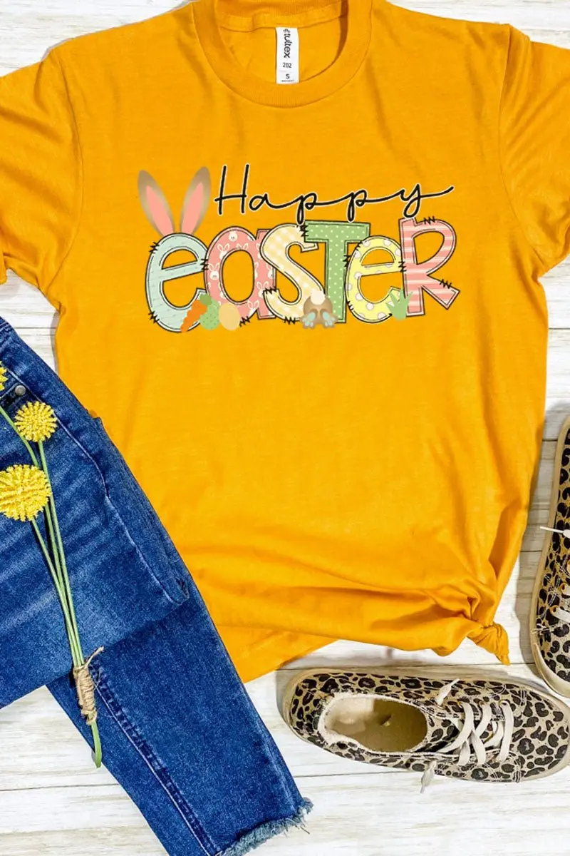 Pastel Happy Easter Unisex Blend Tee