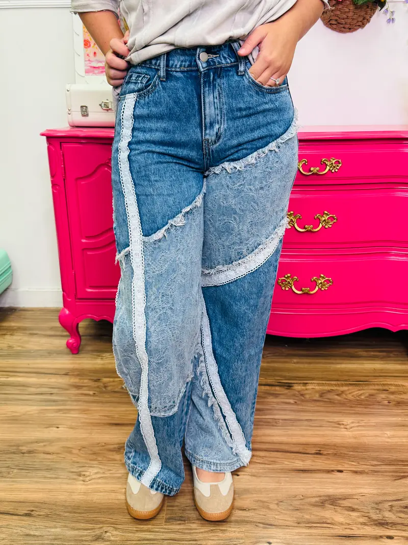 Patch Me If You Can Jeans - Denim