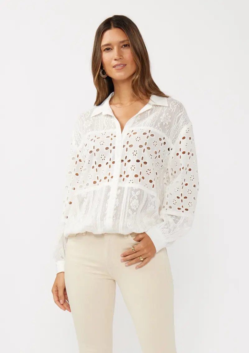 Patchwork Lace Shirt