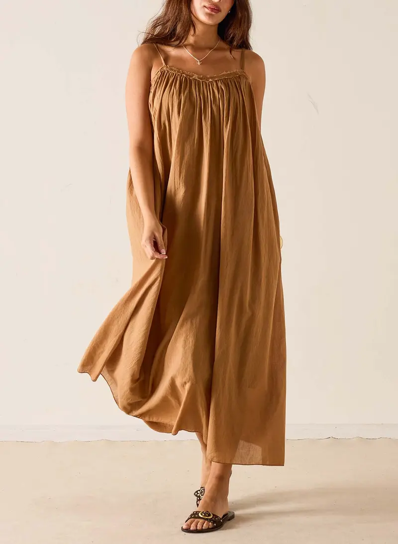 Patio Dress - Cafe