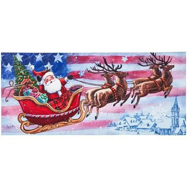 Patriotic Santa Sassafras Switch Mat