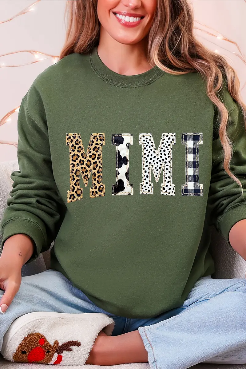 Pattern Play Mimi Heavy Blend Crew Sweatshirt