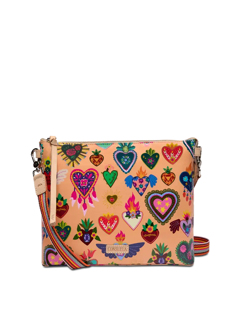 Peach Downtown Crossbody